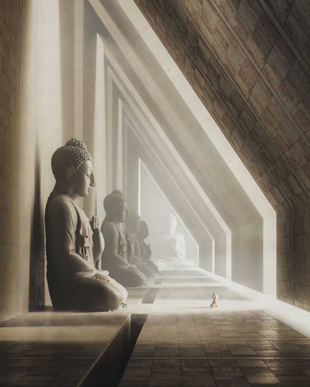 temple;uddhist;monk,indoors,architecture,men,flooring,religion,spirituality,sitting,buddhism, 