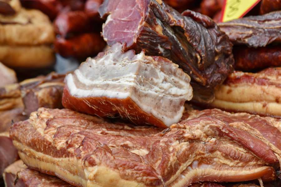 baliza, colesterol, jamón, hecho a mano, cerdo