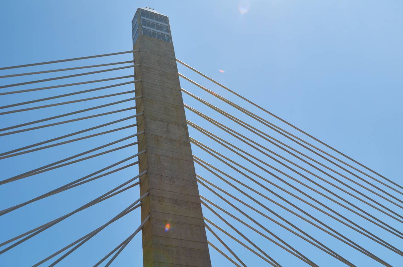 Puente, arquitectura, cable, diseño, cielo, hito, estructura, viajes, lugares, conducción,