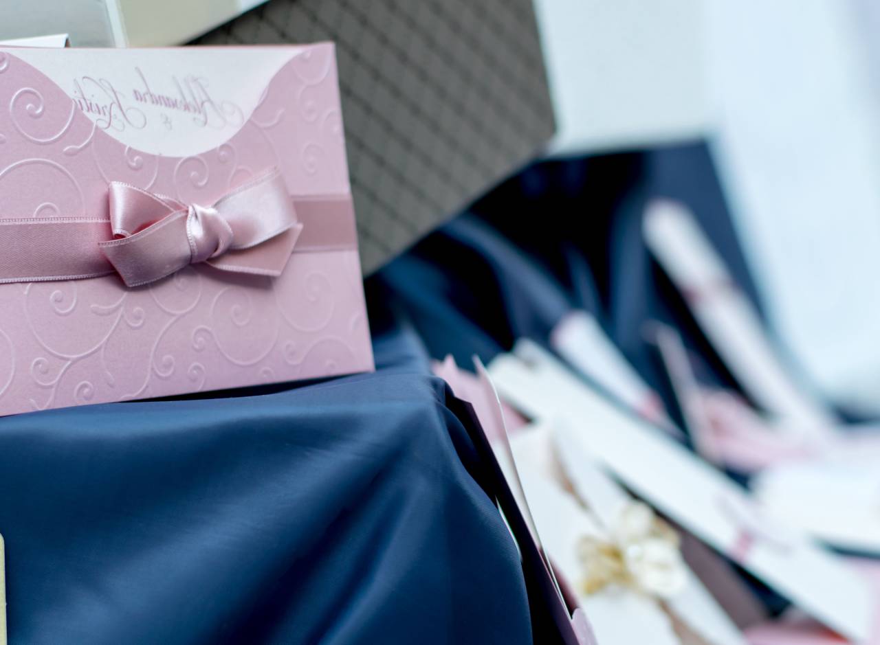 invitation, card, wedding, design, ribbon, table, cloth
, 