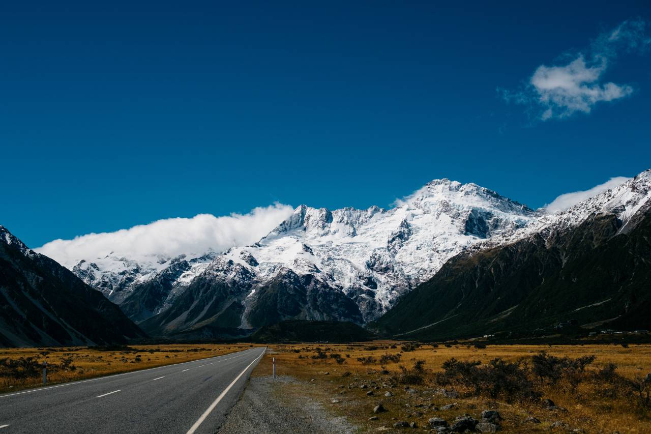 nature, landscape, road, travel, adventure, field, grass, green, mountain, trek, hike, climb, clouds, sky
, 