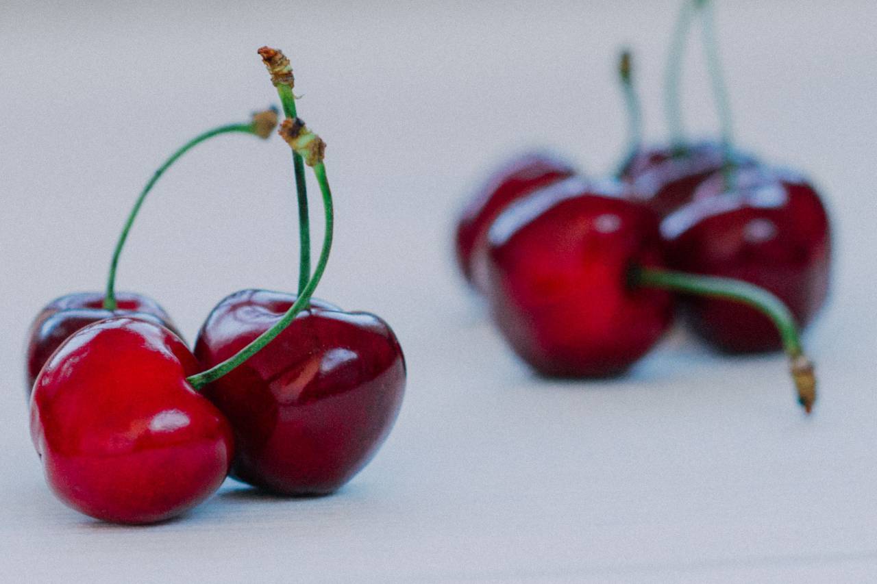 red, cherries, fruits, healthy, food
, 