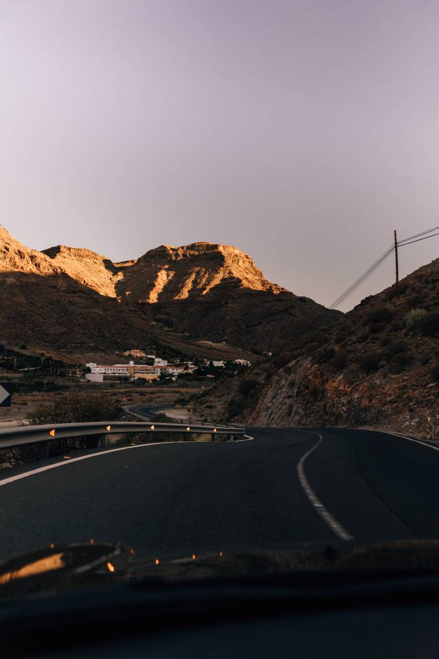 road, exploration, car, travel, drive, adventure, sunset, sun, mountains, volcano, volcanic, spain
, 