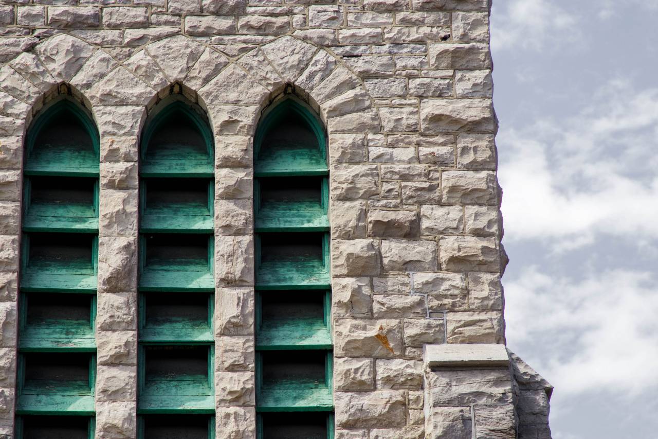 piedra, iglesia, fachada, antiguo, vendimia, pared, exterior, verde, persianas, patrón, arquitectura, religión, ventana, edificio, histórico, hito,