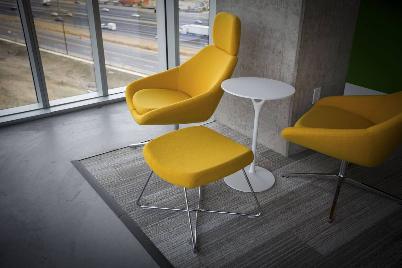 Silla, mesa, edificio, arquitectura, diseño, establecimiento, interior, vidrio, ventanas, oficina,
