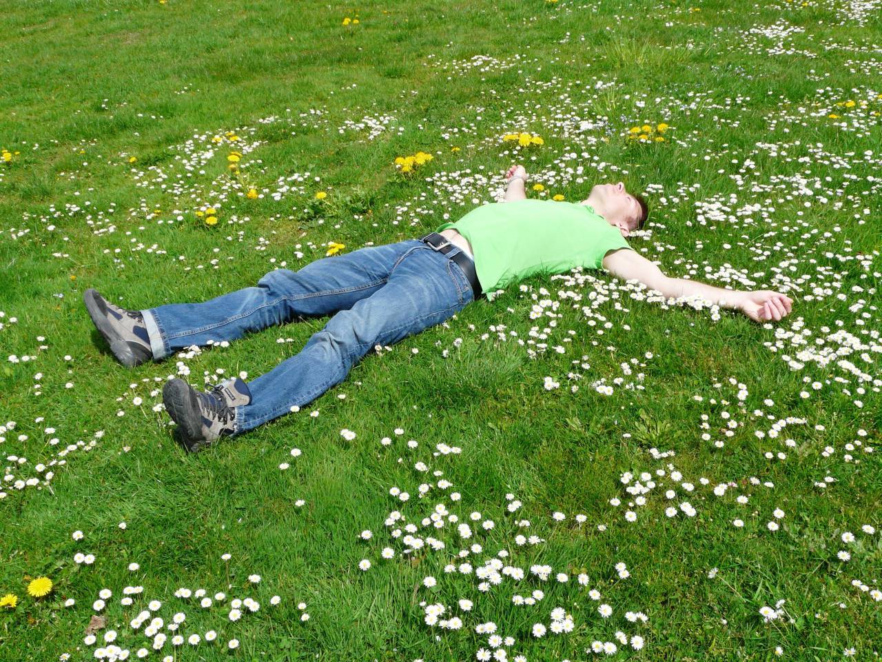 Man, Lying, Park, Sleeping, Grass, Relaxing, Nature, Peaceful, Resting, Outdoors, Calm, Green, Tranquil, Nap, Sunlight, 