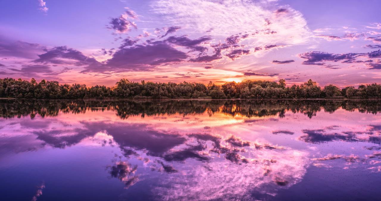 🥇 Imagen de lafe;reflexión;puesta de sol;paisaje cielo atardecer nube