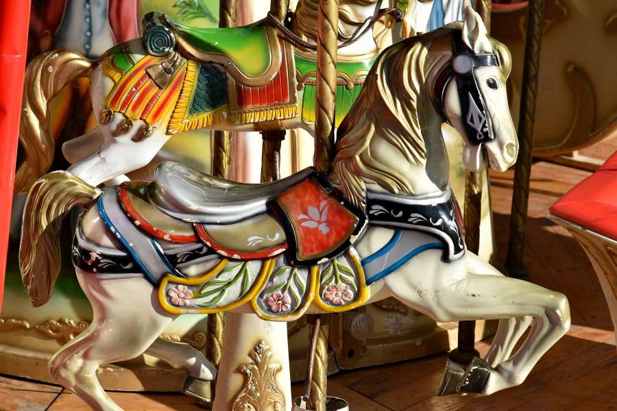amusement, colorful, entertainment, horse 