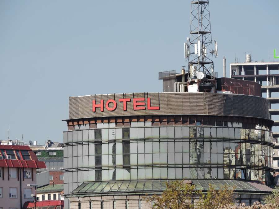 building, capital city, hotel, Serbia 