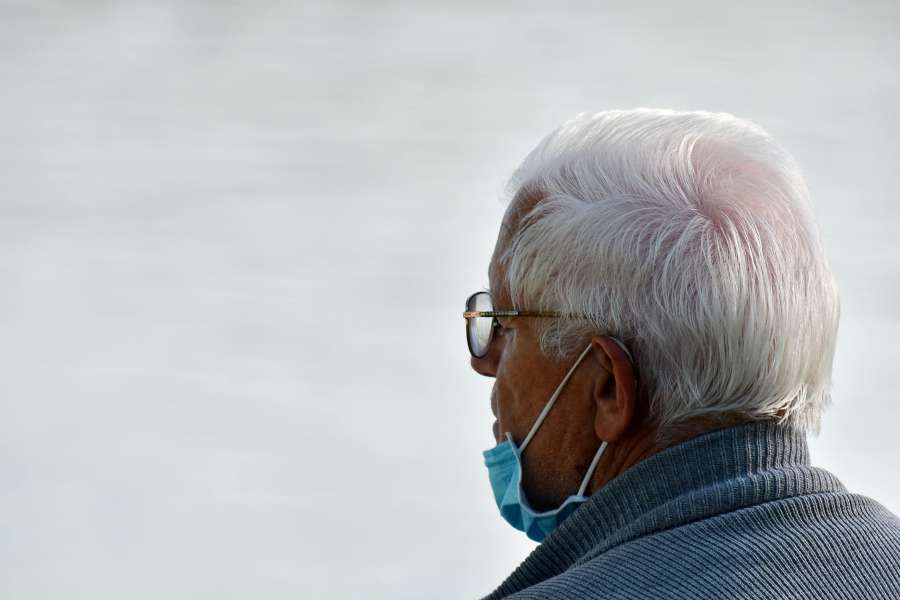 COVID-19, elderly, face mask, grandfather 
