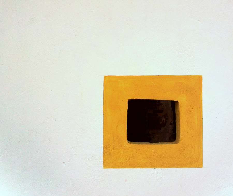 window, menorca, yellow, wall,
