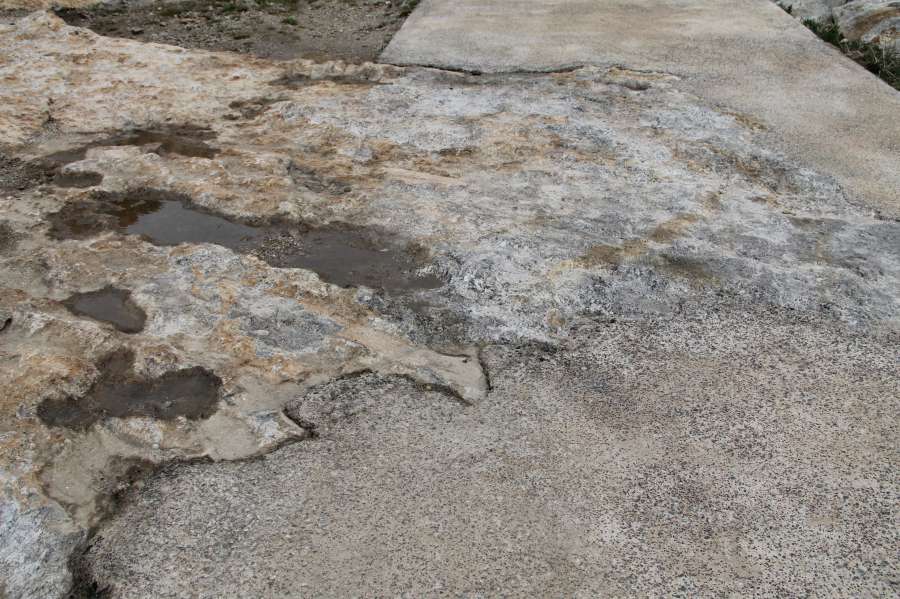 rock, cement, pavement, soil
