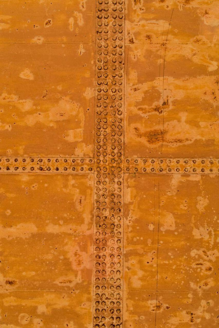 Panel, tornillo, hierro fundido, óxido, hierro, luz, textura,
