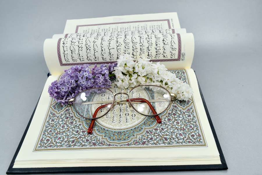arabesque, arabic, book, eyeglasses 
