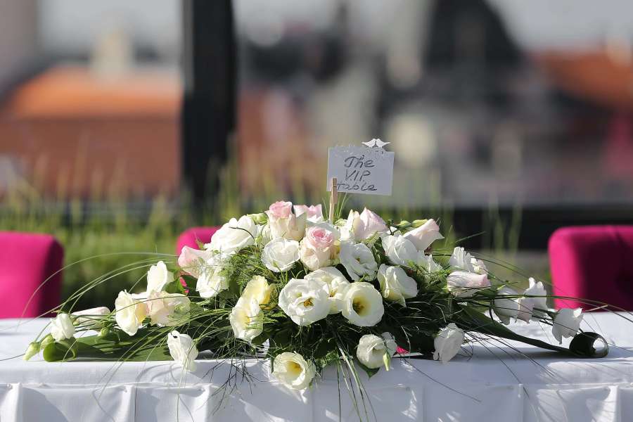Mesa VIP, especial, ramo, boda