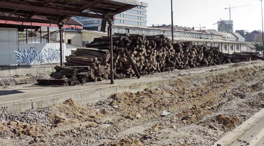 reconstruction, industry, waste, dust 