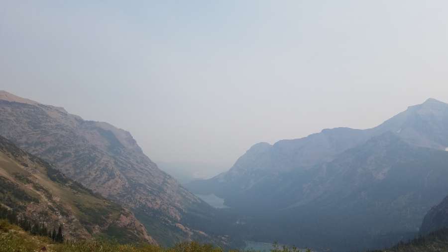 brumoso, parque nacional, montañas, rango