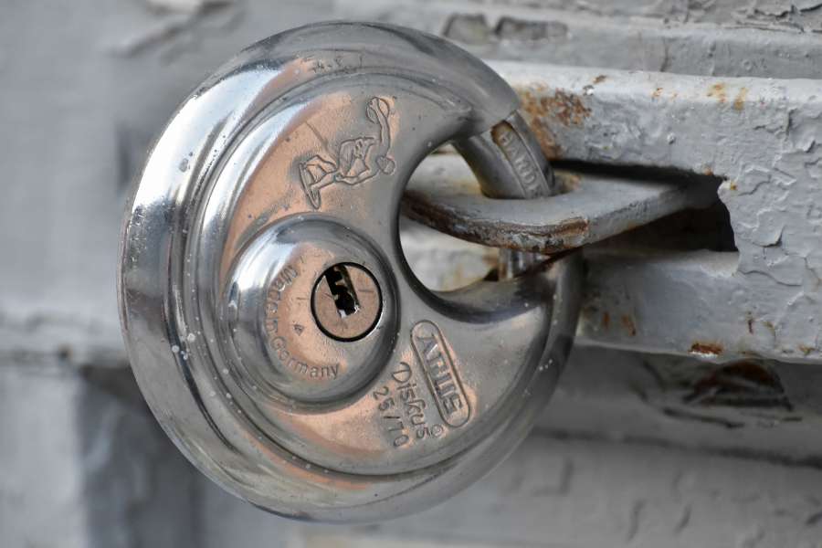 cast iron, front door, keyhole, metal 