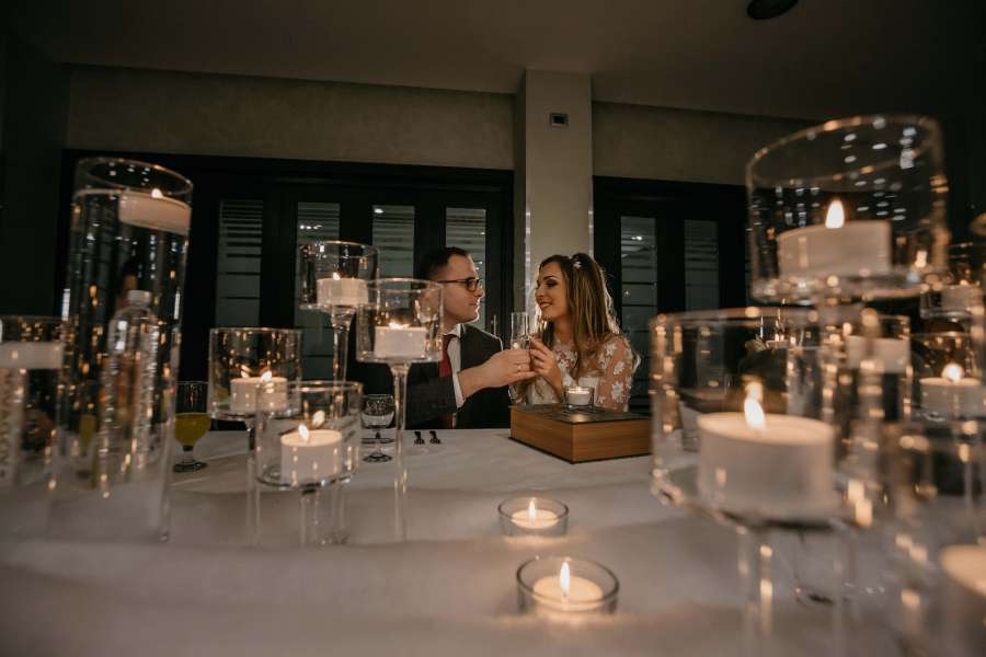 love date, romantic, love, champagne 