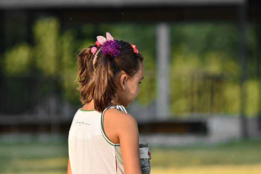 playful, child, girl, daycare, playground 