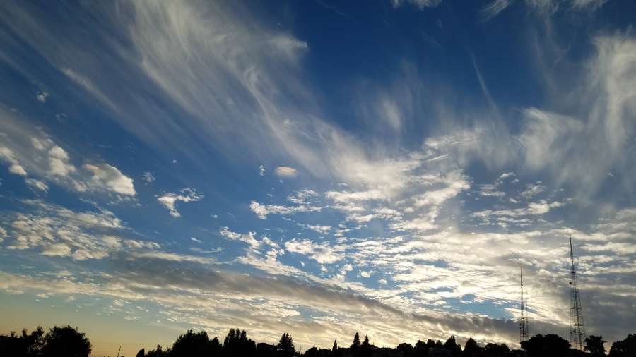 atmosphere, cloud, fair weather, silhouette 