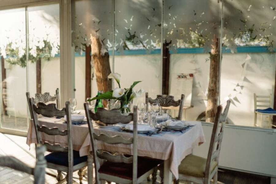 vintage, restaurante, vinícola, cadeira