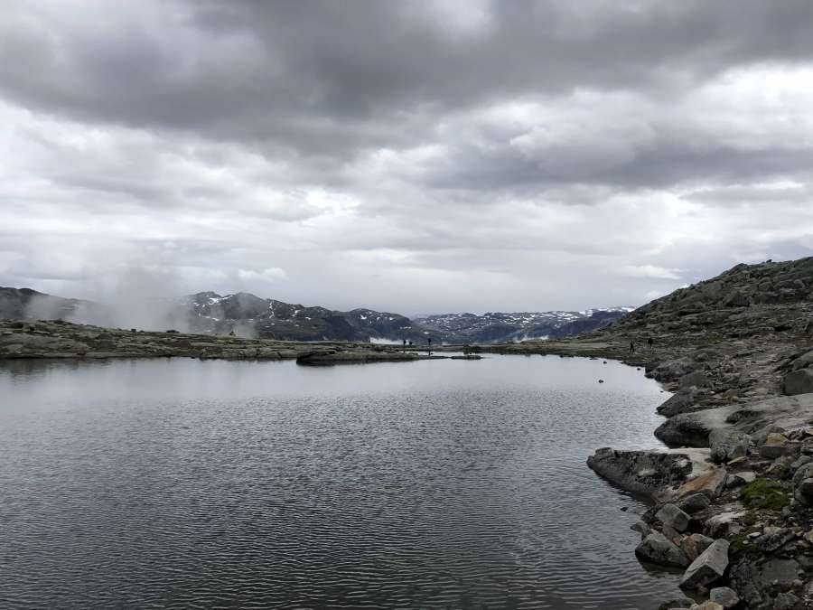geyser, lakeside, mist, water, shoreline 
