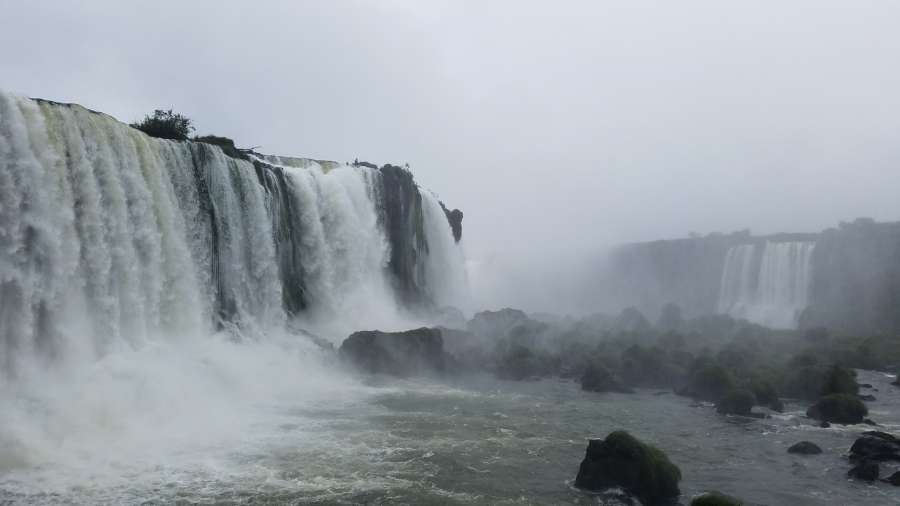 waterfall, water, river, ?landscape?, mist 