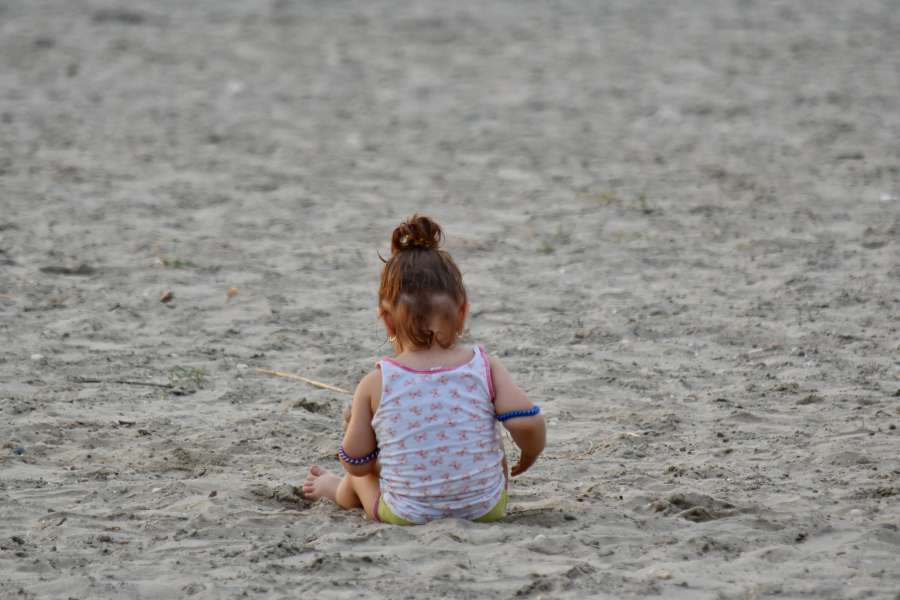 beach, childhood, girl, pretty girl, sand 