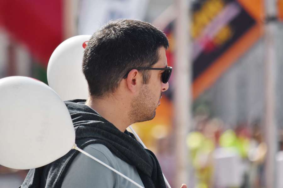 balloon, beard, confidence, festival 