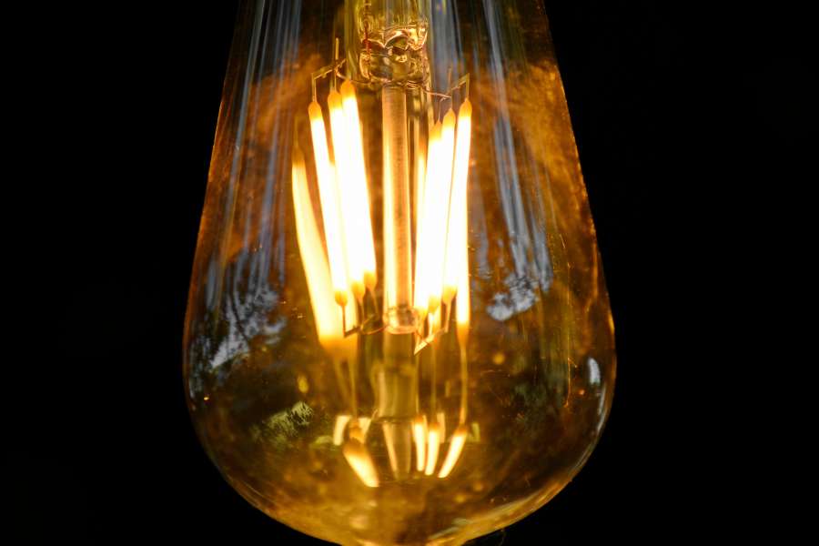 alambre, bombilla, oscuridad, lámpara, vidrio, luz