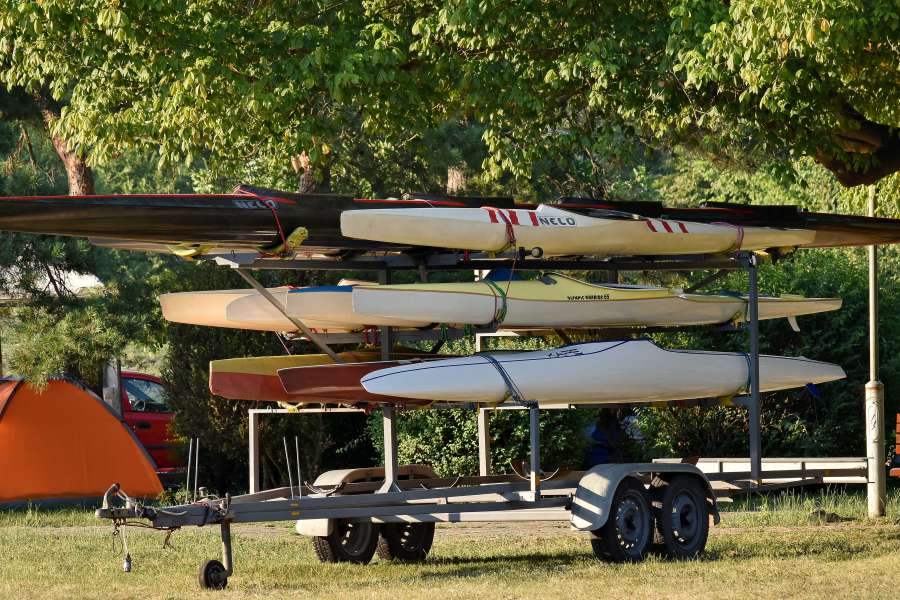 canoe, park, transport, vehicle, outdoors 