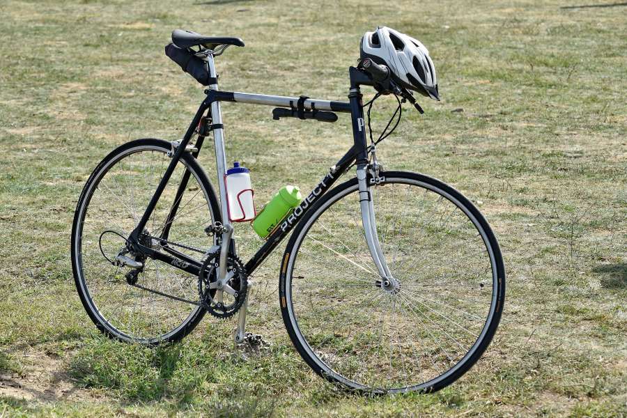 bicycle, equipment, helmet, mountain bike 