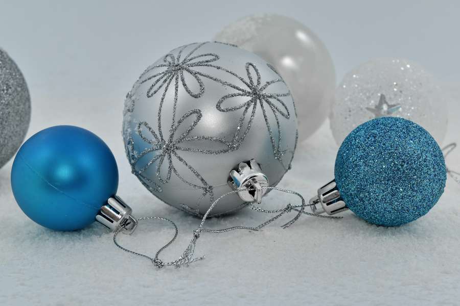 blue, object, ornament, snowflakes, still 