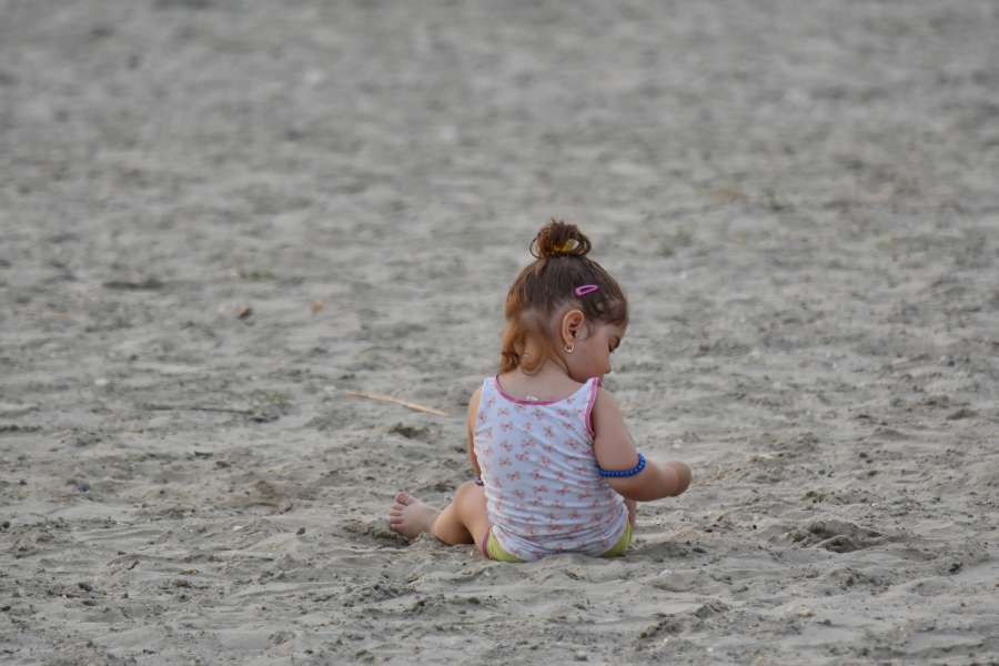 baby, beach, pretty girl, sand, toddler 