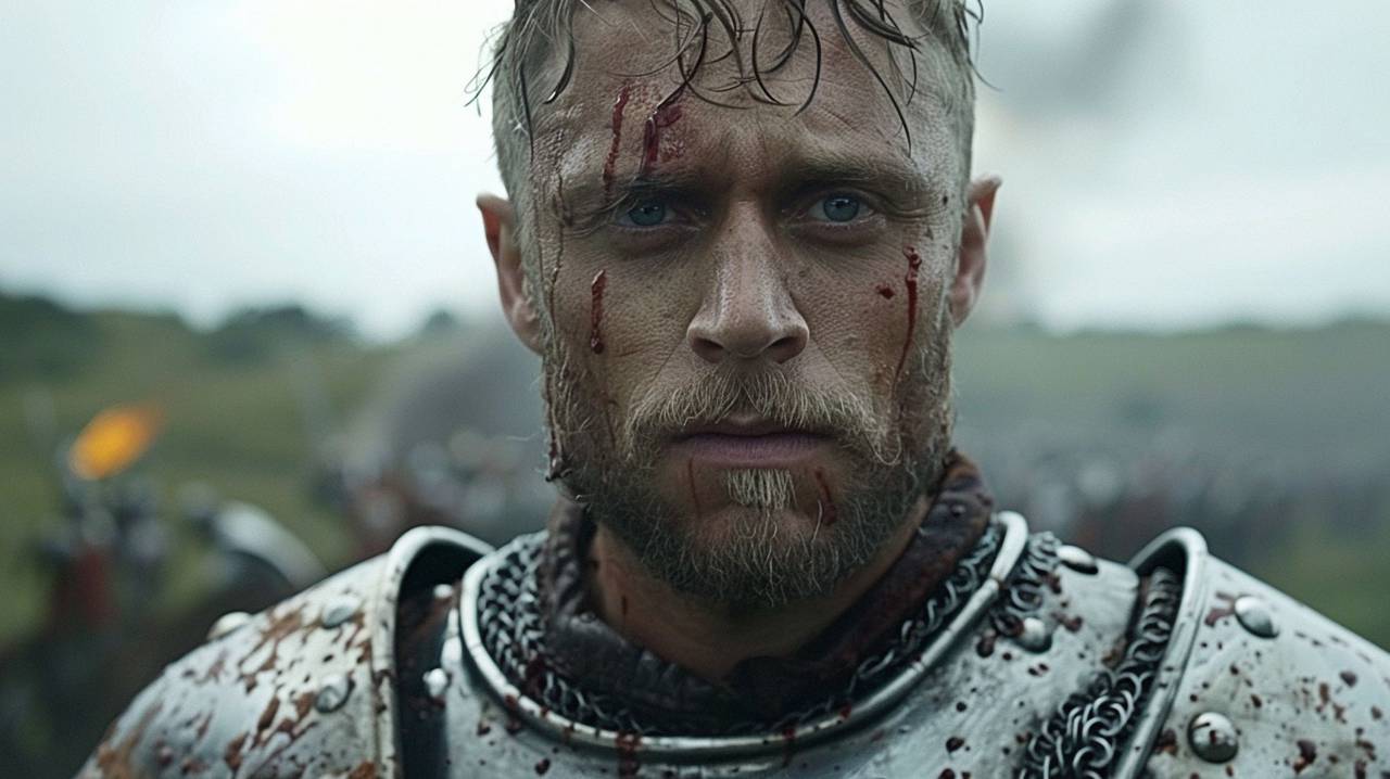 warrior, medieval, battle, portrait, blood, armor, fierce, history, knight, intense, combat, 