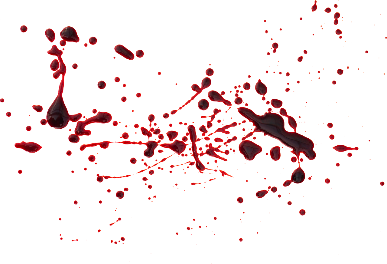  Bloodstain, blood, clipart, overlay, png, red, isolated, drop, painted, stain, ink, splash, halloween