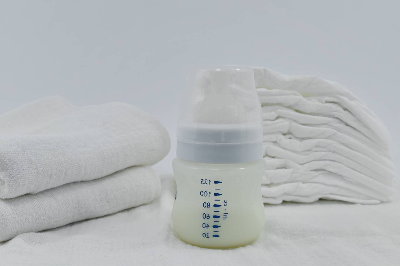diaper, hygiene, milk, textile, white 