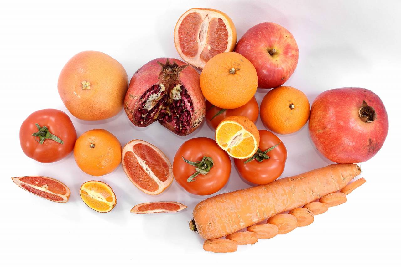 zanahoria, cítricos, delicioso, pomelo