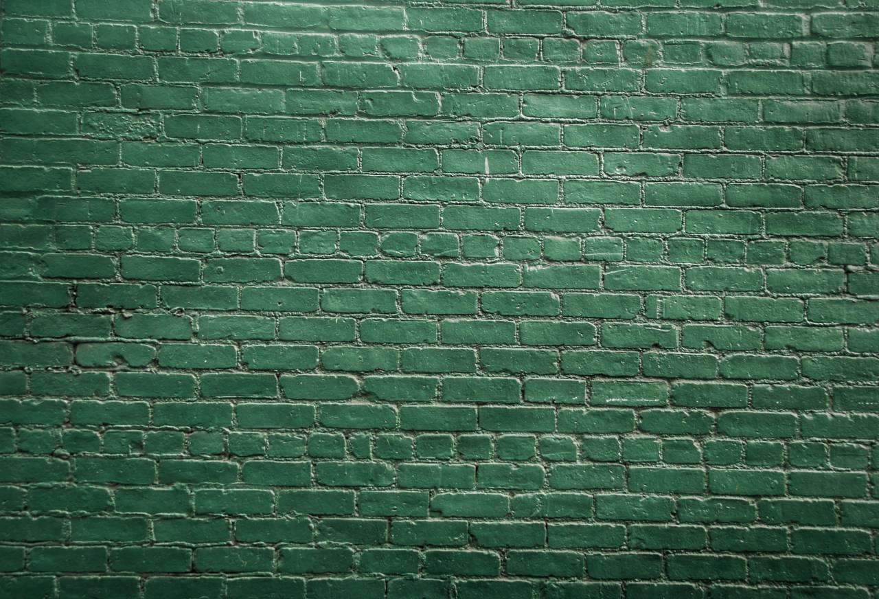 Brick Wall;green,brick,backgrounds,pattern,backdrop,architecture,rough,old,material,dirty,wall,building feature,abstract,cement,concrete,brick wall,construction industry,built structure,weathered, 