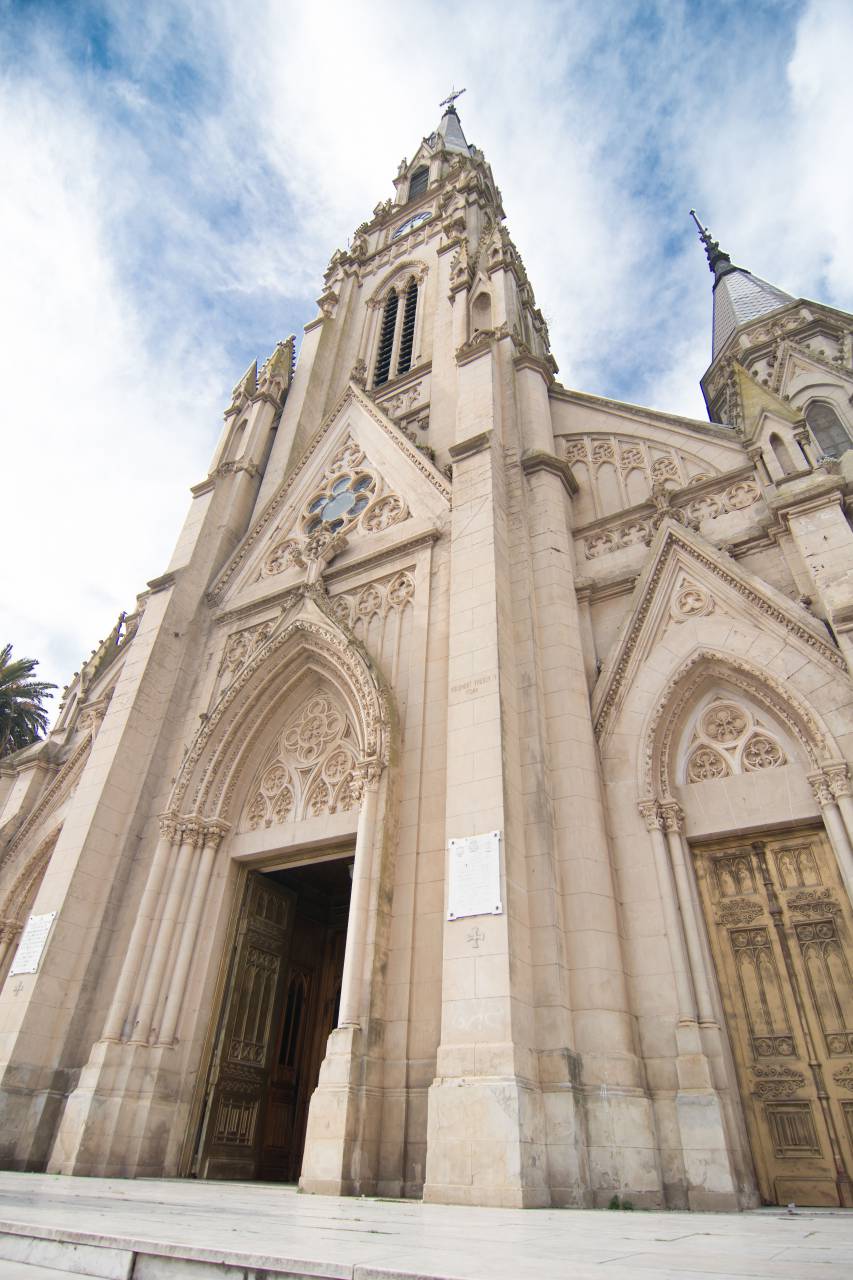 Cathedral, Basilica, Our Lady of Mercy, Mercedes, Buenos Aires, Argentina, Church, Architecture, Landmark, Religion, Christianity, Catholicism, Historic, Tourist Attraction, Travel, Destination, South America, Latin America, Urban, Cityscape, Stock Image, 