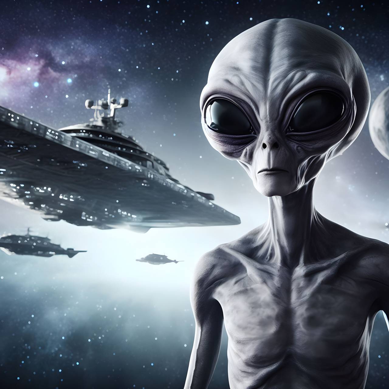 Extraterrestre, Ser cósmico, Otro mundo, Entidad extraterrestre, Visitante intergaláctico, Criatura del espacio exterior, Ser sobrenatural, Encuentro extraterrestre, Retrato ET, Personaje de ciencia ficción, Viajero interplanetario, Encuentro cercano, Ser celestial, Forma de vida extraterrestre, Retrato galáctico, Invasor espacial, Entidad desconocida, Visitante extraterrestre, Retrato cósmico, Cara extraterrestre, Retrato intergaláctico, Ser del espacio exterior, Perfil marciano, Encuentro OVNI, Presencia extraterrestre, Extraterrestre, Extraterrestre gris,