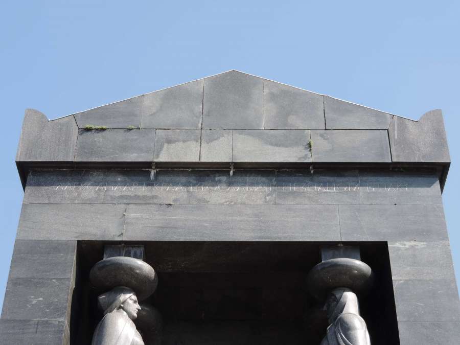 entrada, puerta, memorial, escultura, tumba