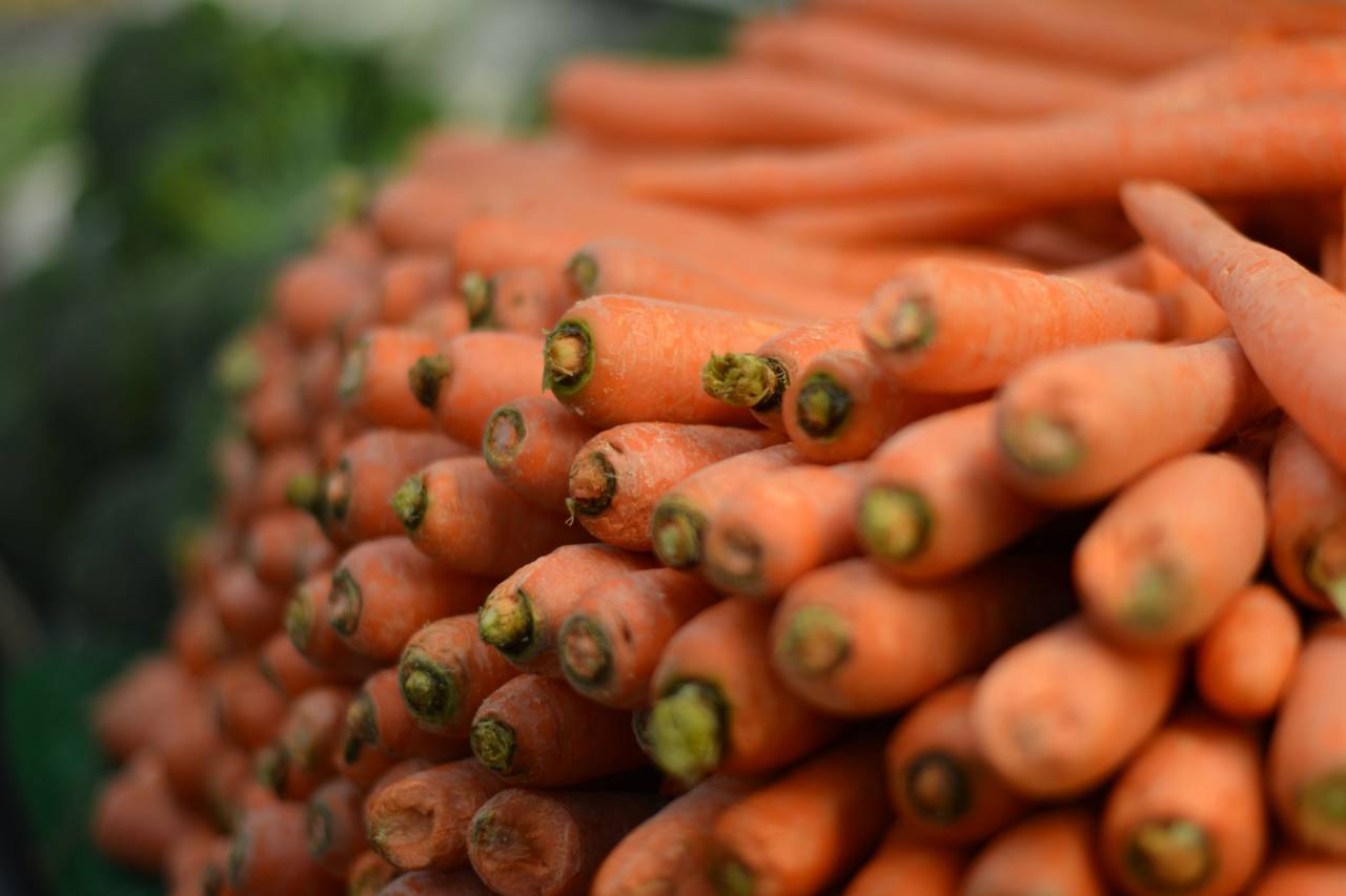 zanahorias, verduras, comida, saludable,