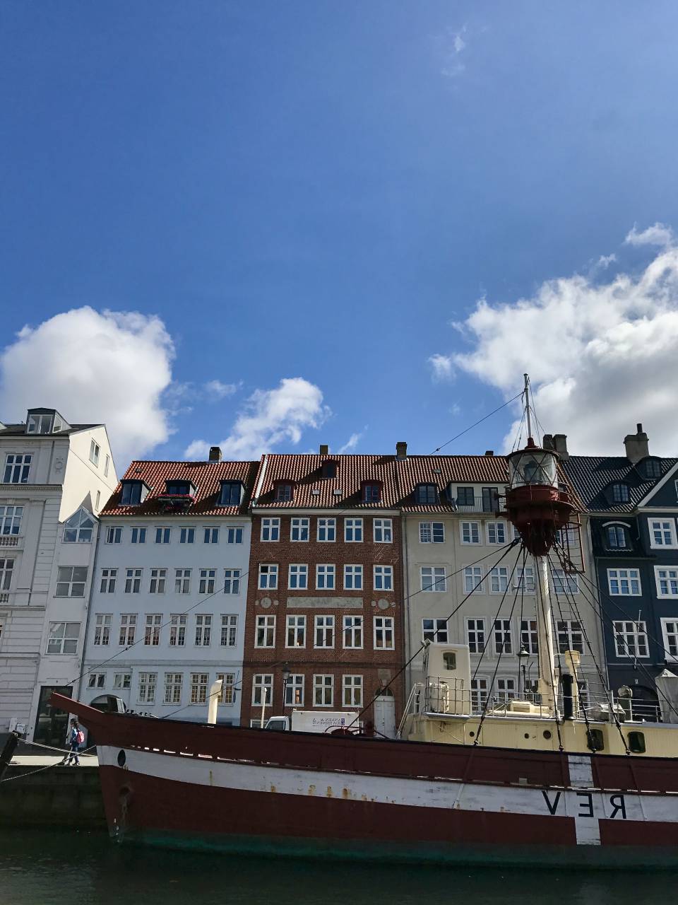 Copenhagen, Kopenhagen, architecture, building, house, home, blue, sky, clouds, boat, fishing, sea, water
, 