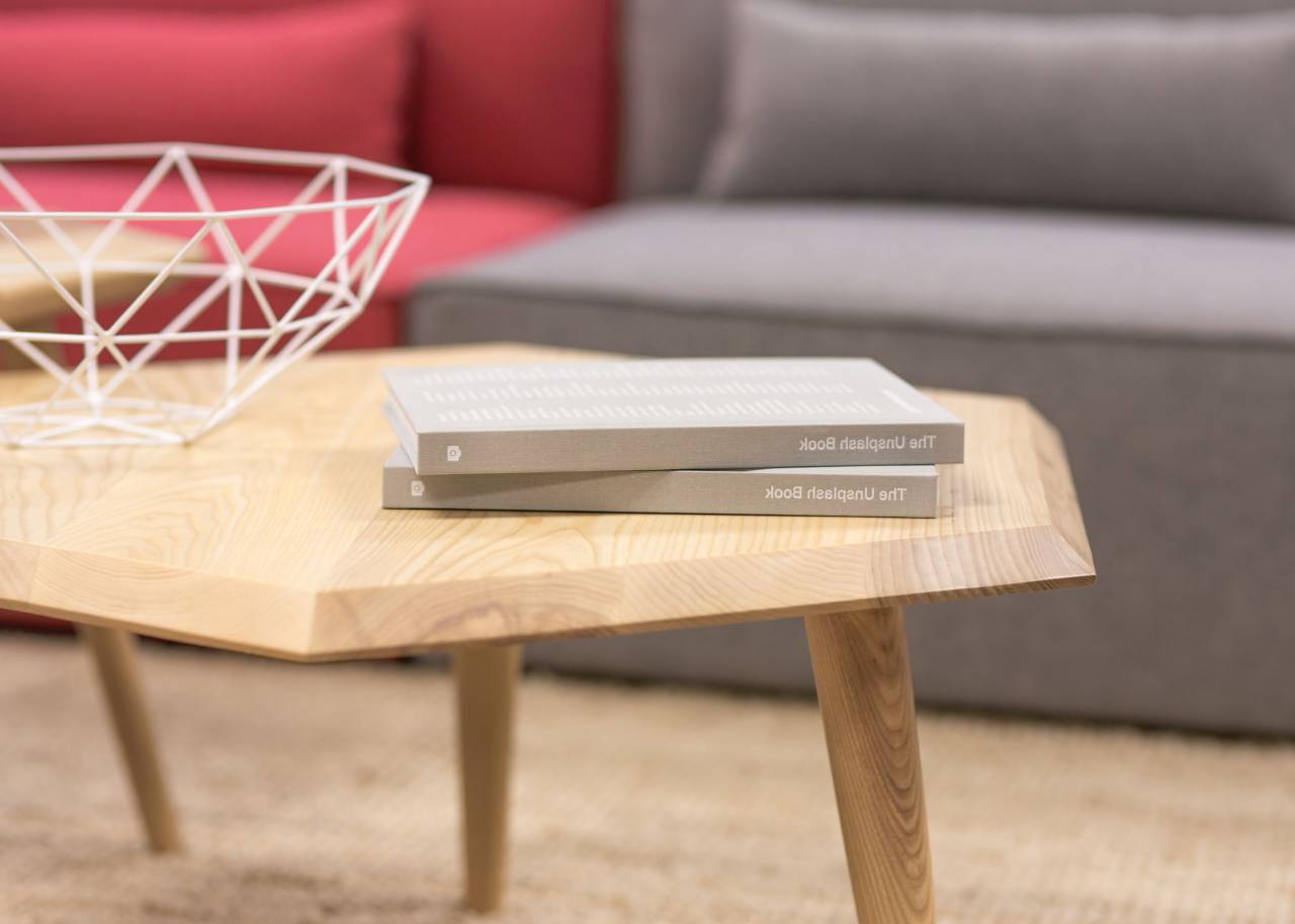 gris, libros, unsplash, mesa, madera, interior, casa, escritorio,