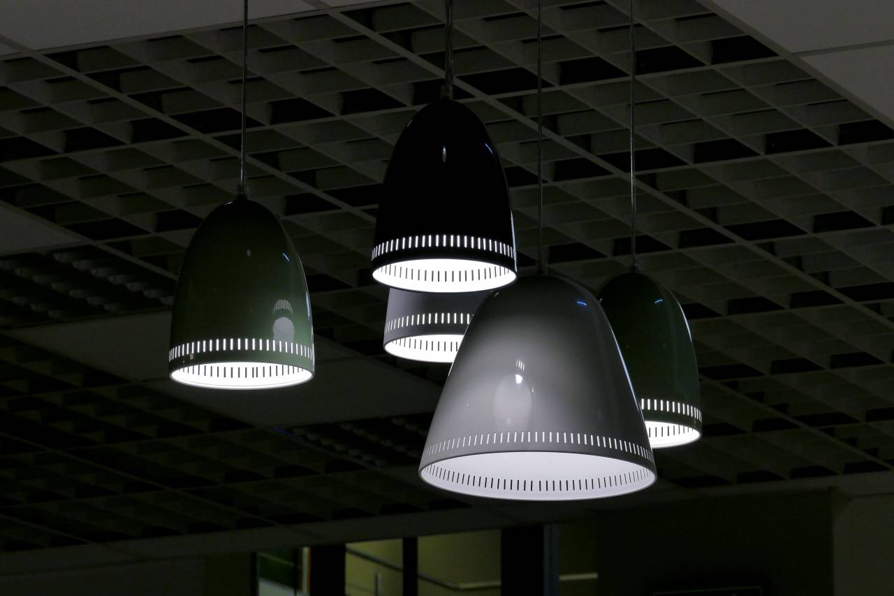 interior, iluminación, techo, colgante, industrial, oscuro, bombilla, lámpara, diseño, interior,