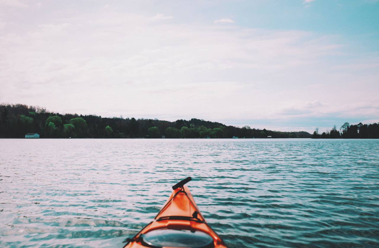 lake, water, kayak, outdoors, nature, sky
, 