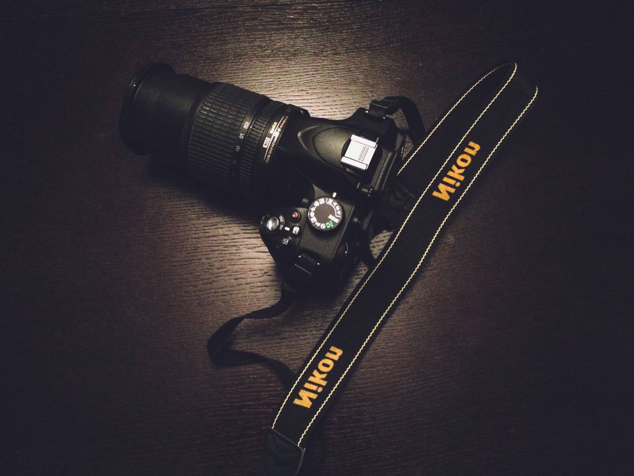 Nikon, câmera, lente, fotografia, slr, objetos,