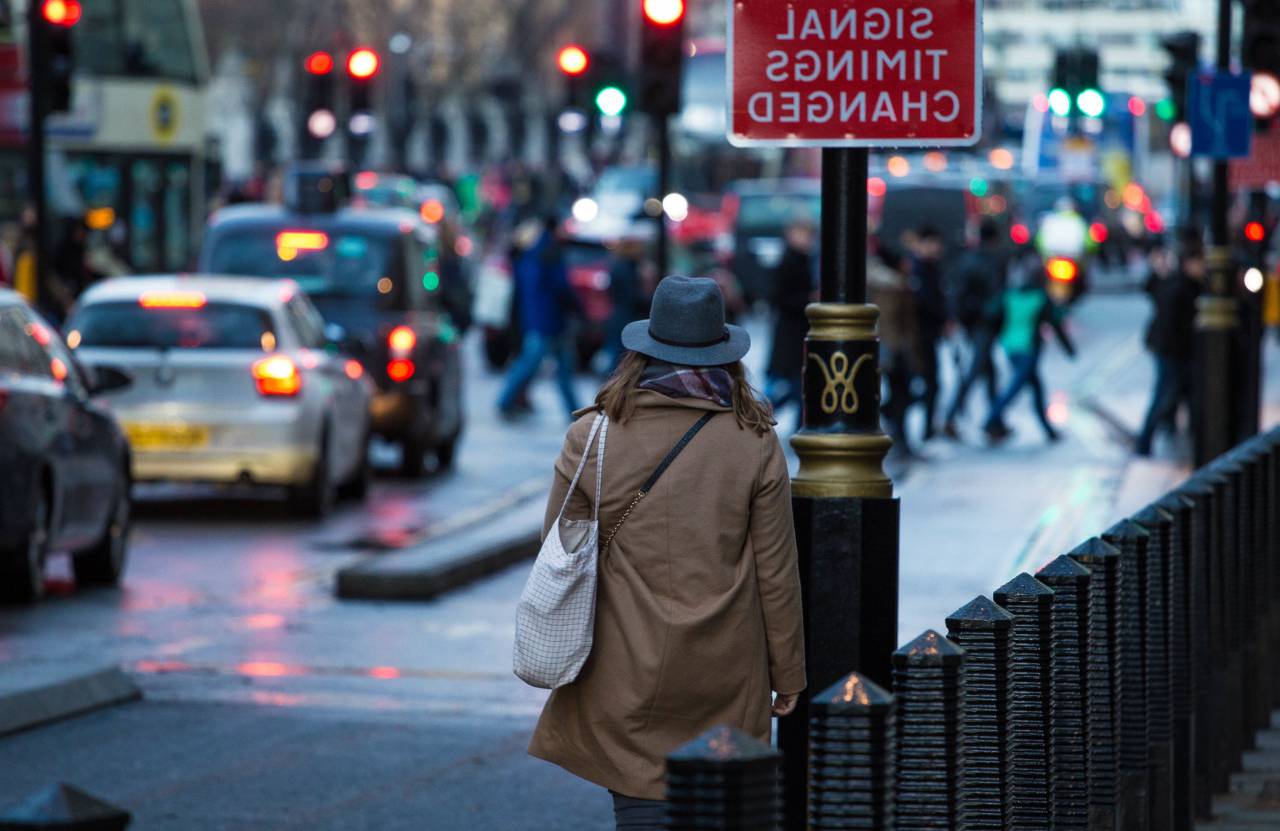 people, woman, alone, urban, city, highway, car, vehicle, transportation, taxi, pedestrian
, 